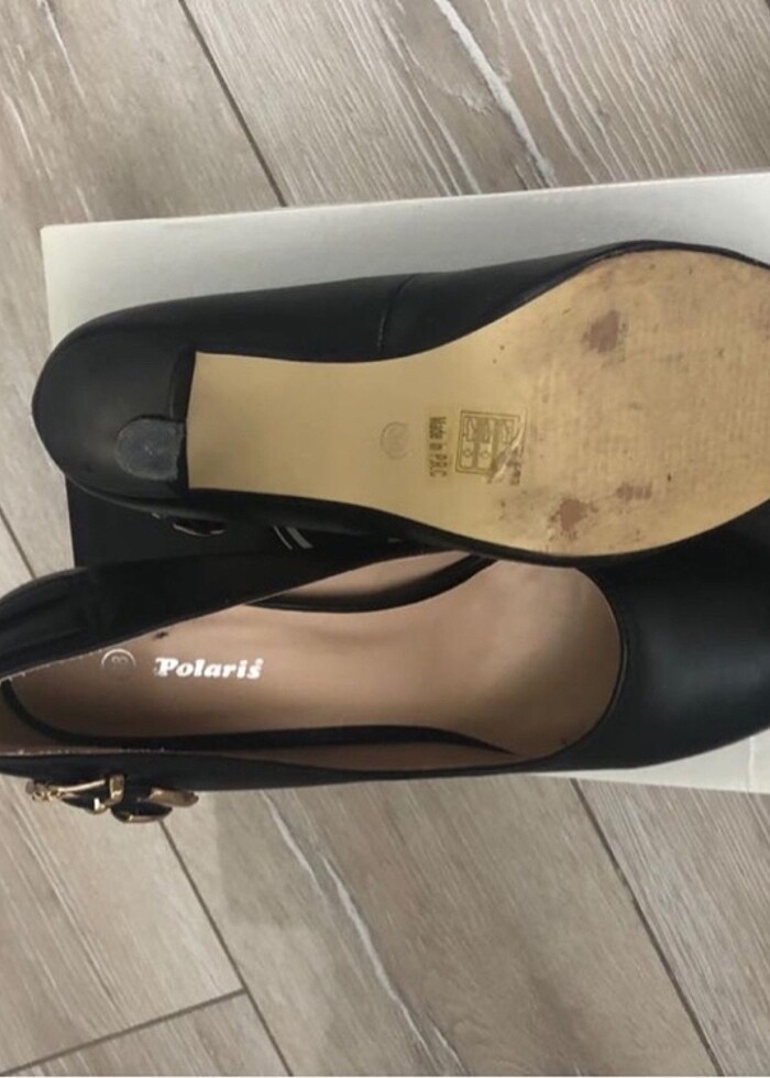 Siyah Topuklu Ayakkabı - Görsel 4