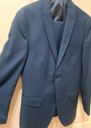 Erkek Lacivert Modern Klasik Takım Elbise w kere giyildi temiz - Görsel 2