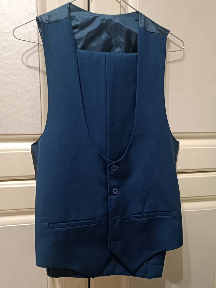 Erkek Lacivert Modern Klasik Takım Elbise w kere giyildi temiz - Görsel 5