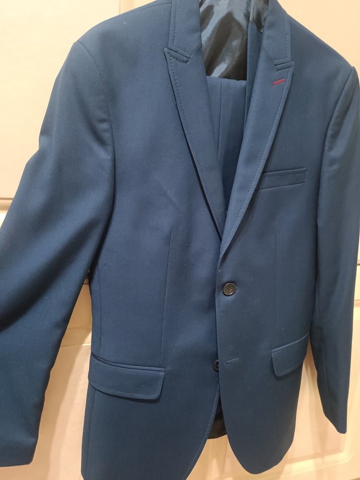 Erkek Lacivert Modern Klasik Takım Elbise w kere giyildi temiz - Görsel 2