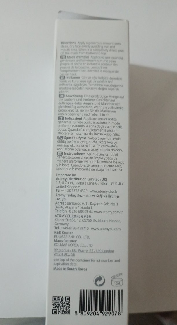 Atomy Peel-Off Maske 120 ml - Görsel 3