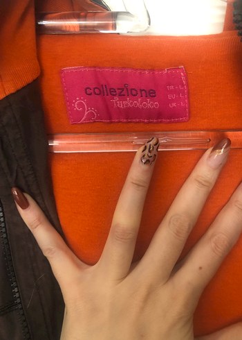 Düğmeli Kahverengi Keten Kadın Ceket - Görsel 2