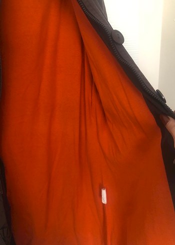 Düğmeli Kahverengi Keten Kadın Ceket - Görsel 3