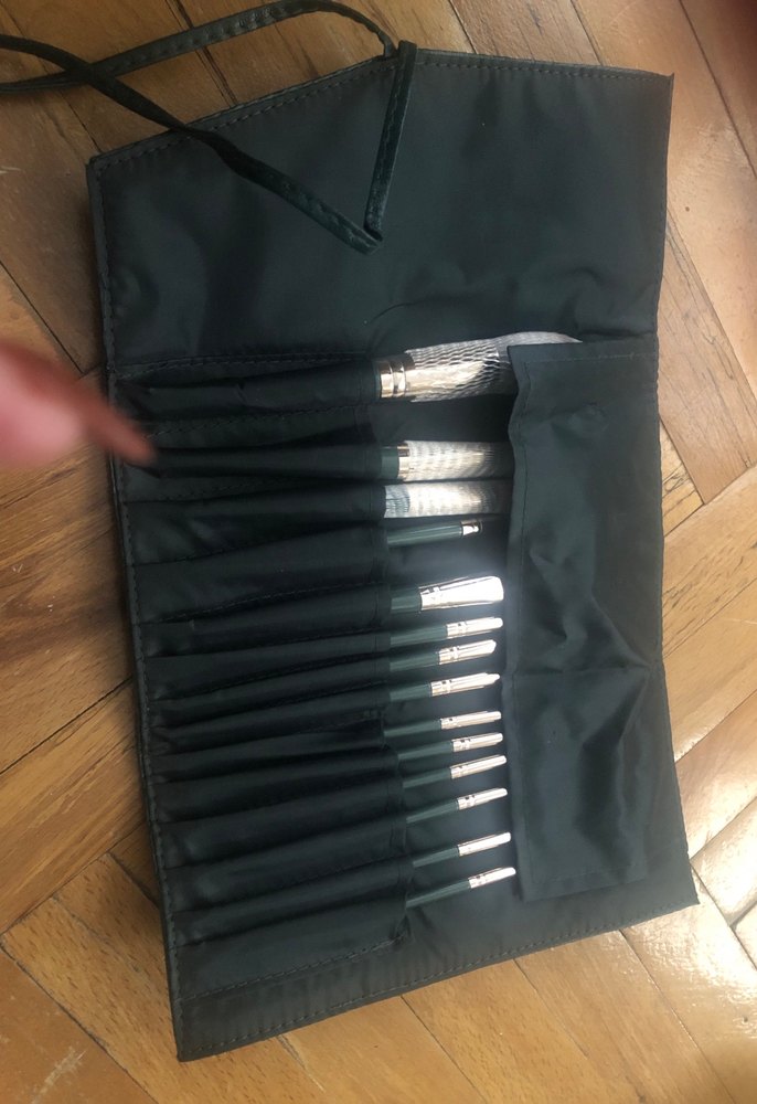 Siyah Makyaj Fırçası Seti - Görsel 3