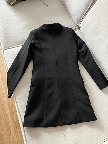 xs Beden siyah Renk Taşlı Blazer Elbise