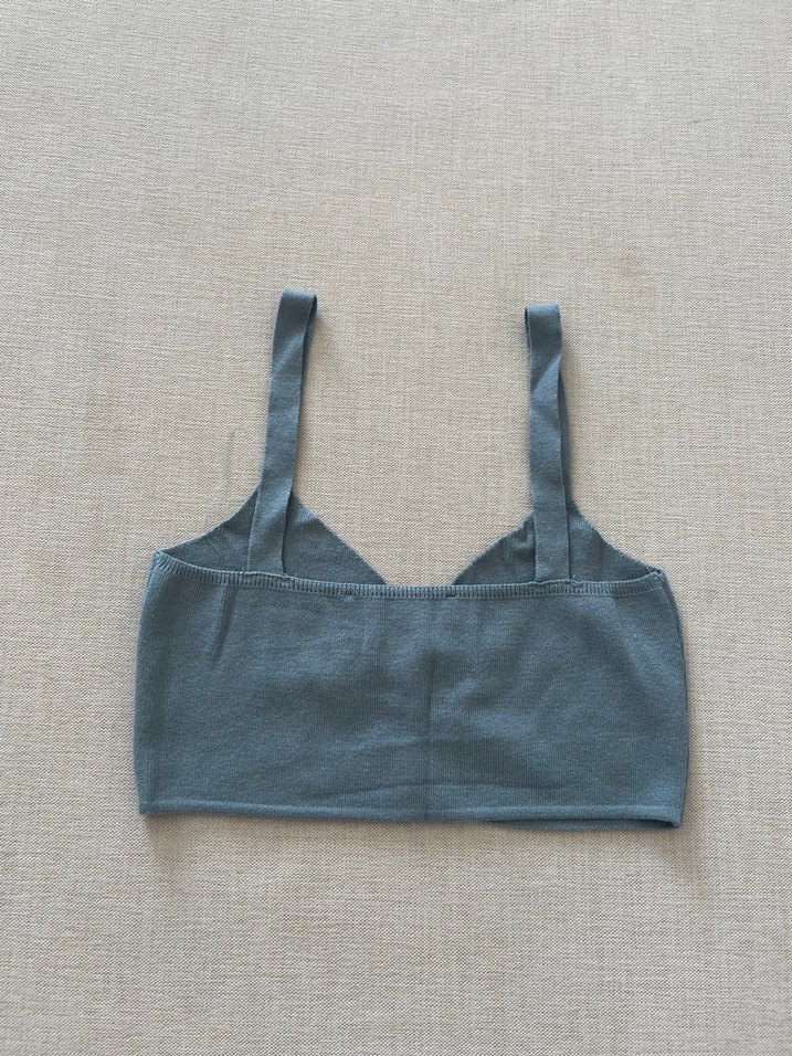 Örme Crop Atlet - Görsel 2