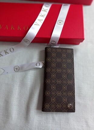 Vakko VAKKO MONOGRAM BASKILI ÇEKLİK