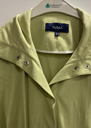 Yeşil Uzun Kadın Trençkot - Görsel 2