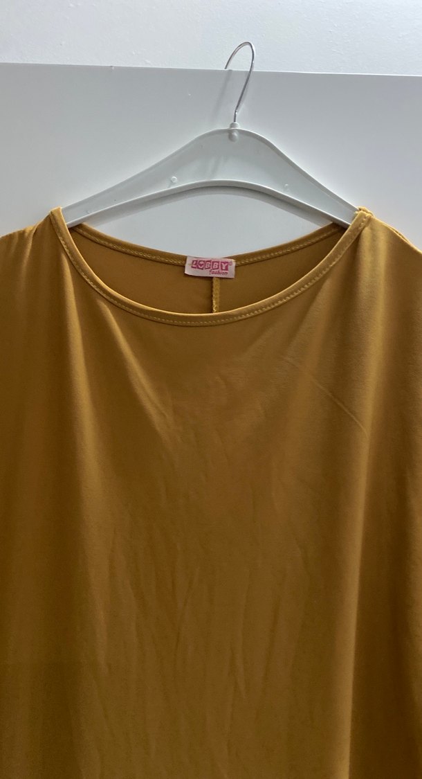 Hardal Kadın Uzun Salaş Elbise - Görsel 2