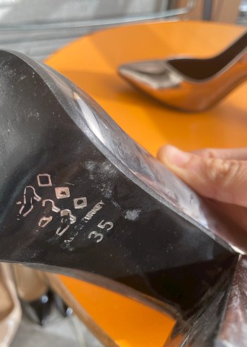 Park Moda Kadın Metalik Stiletto Topuklu Ayakkabı - Görsel 3