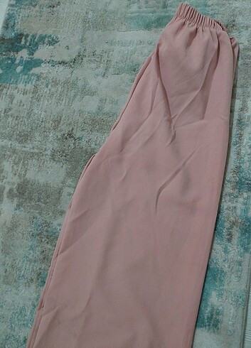 aerobin kumaş bol paça pantolon - Görsel 3