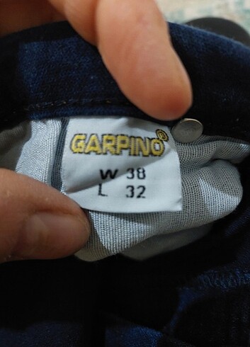 Lacivert kot pantolon - Görsel 4