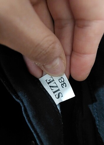 siyah İspanyol paça pantolon - Görsel 2