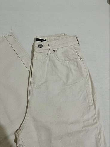 34 Beden Trendyolmilla ekru wide leg jean