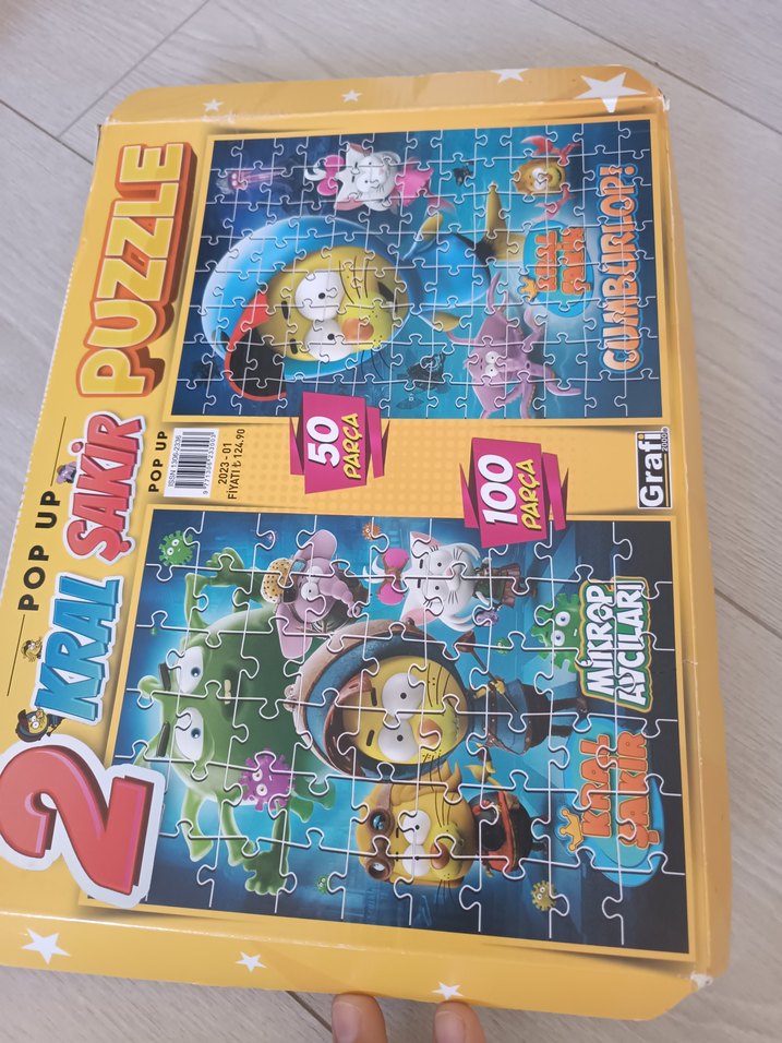Sevimli Dostlar 6 Parçalı Renkli Çocuk Puzzle Seti - Görsel 2