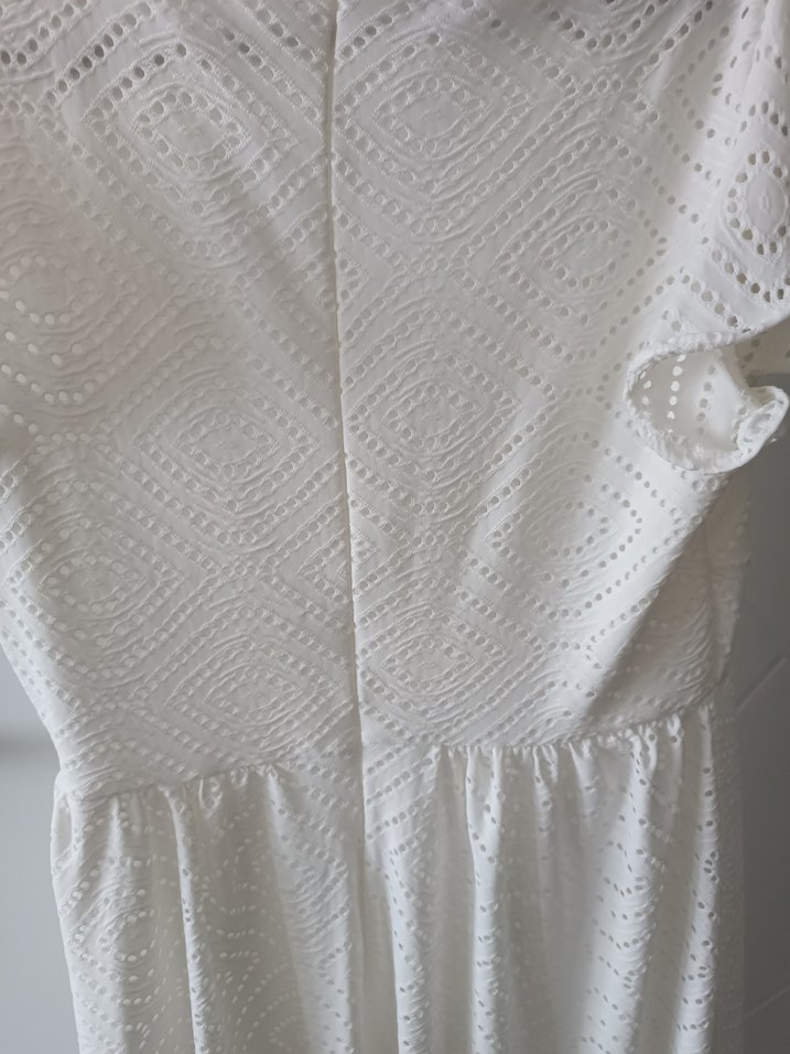 Dantel Detaylı V Yakalı Bohem elbise - Görsel 5