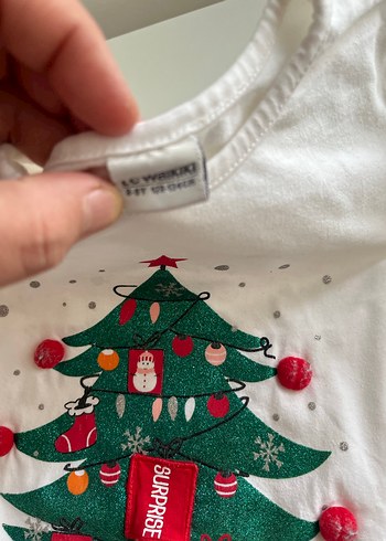 Kız Çocuk Triko Sweatshirt ve tayt - Görsel 3