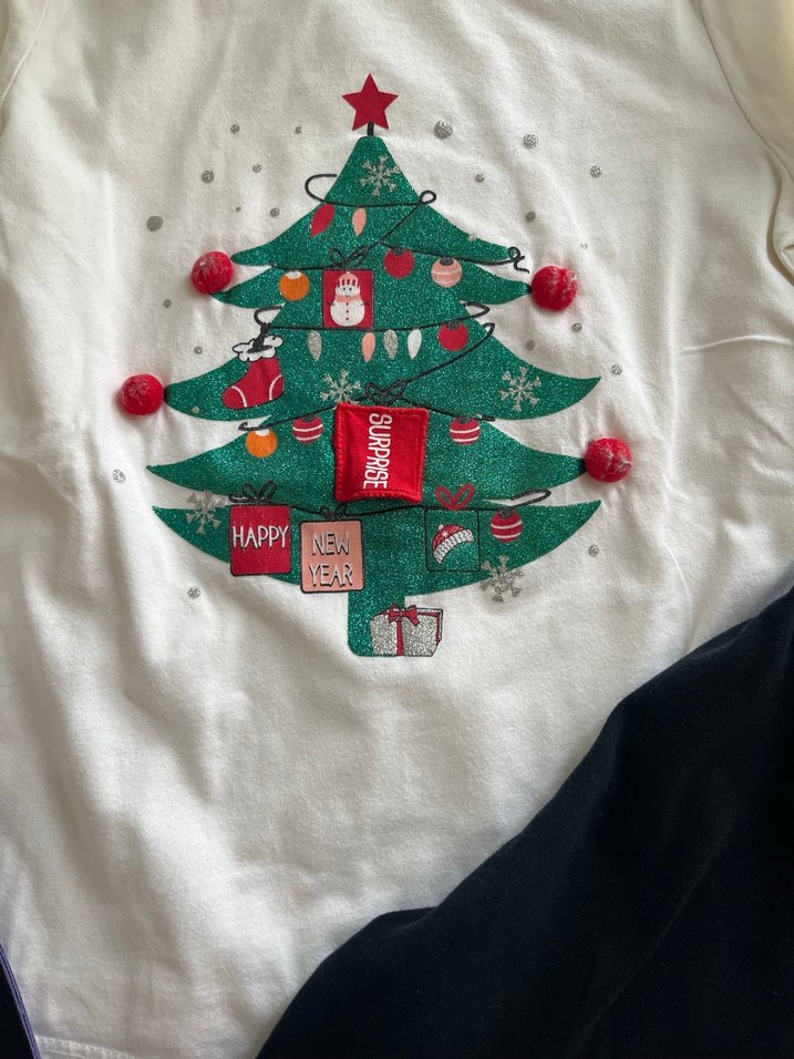 Kız Çocuk Triko Sweatshirt ve tayt - Görsel 2