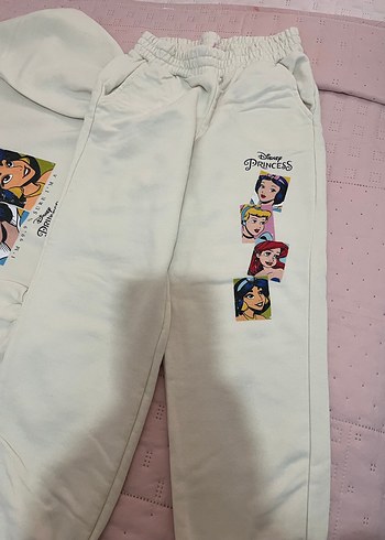 Kız Çocuk Baskılı Rahat Eşofman Takımı - Görsel 2