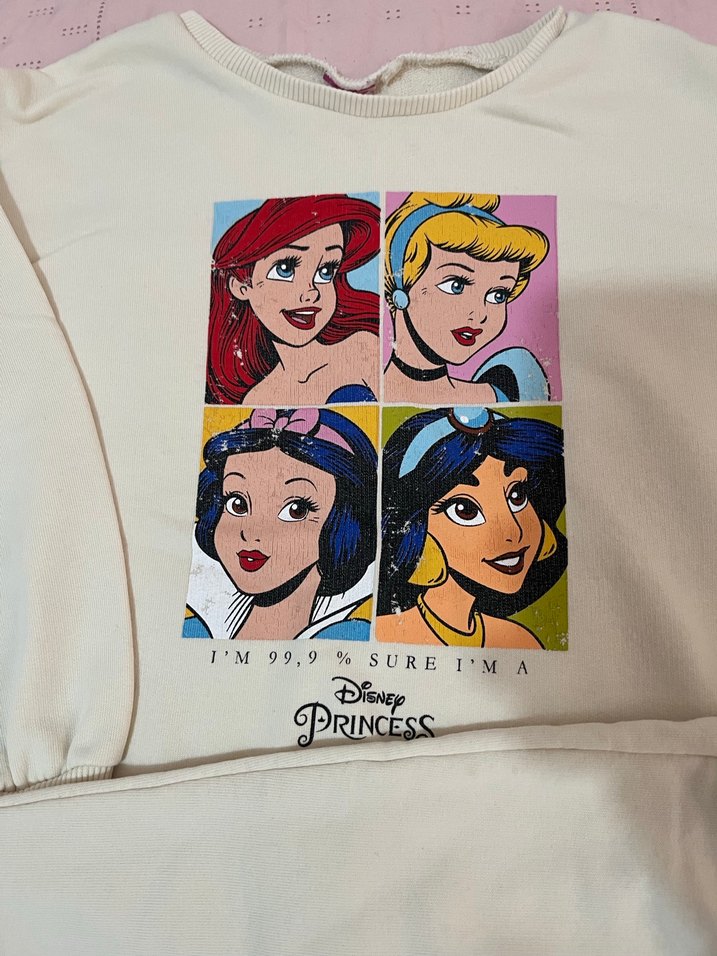 Kız Çocuk Baskılı Rahat Eşofman Takımı - Görsel 4