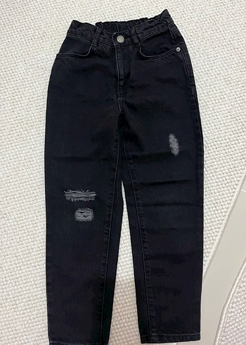 Kız Çocuk Beyaz Baskılı Örgü Kazak ve pantolon - Görsel 4