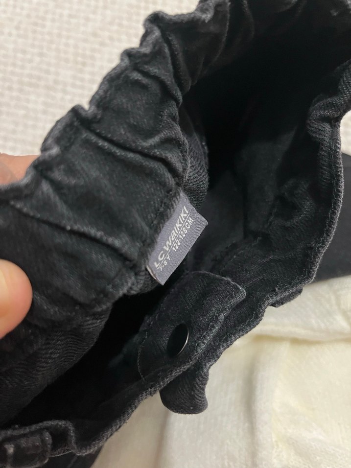 Kız Çocuk Beyaz Baskılı Örgü Kazak ve pantolon - Görsel 5