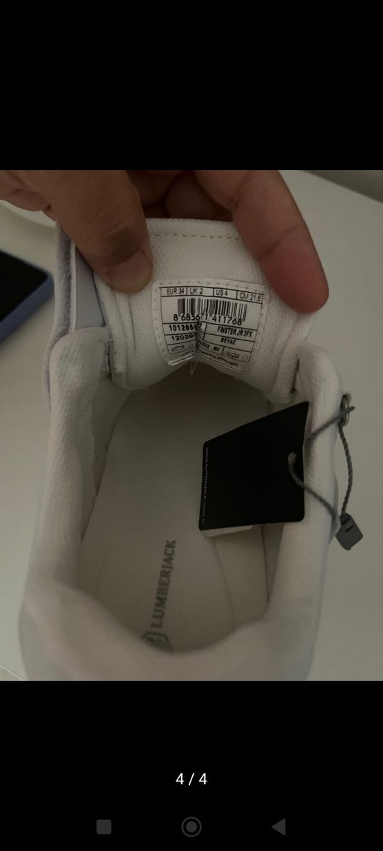 sıfır spor ayakkabı hiç kullanılmadı - Görsel 4