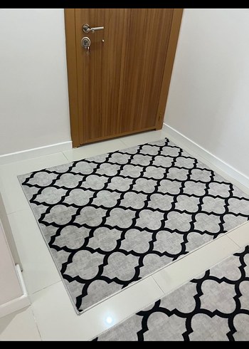 Gri Desenli Modern Koridor Halısı - Görsel 5