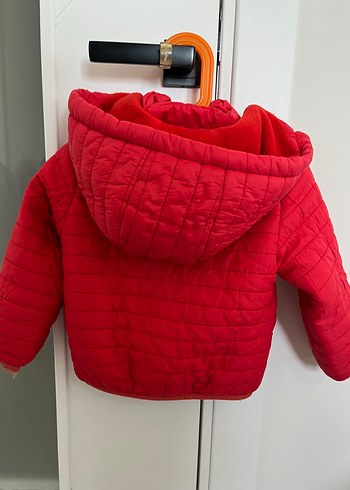 Kırmızı Fermuarlı Erkek Çocuk Mont - Görsel 3