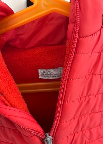 Kırmızı Fermuarlı Erkek Çocuk Mont - Görsel 4