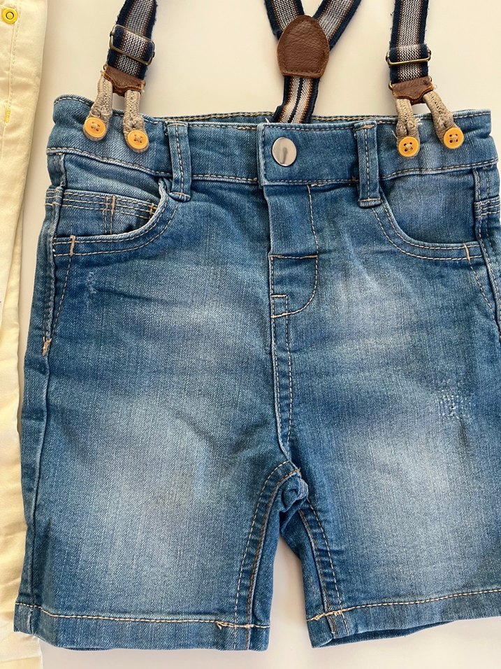 Erkek Çocuk Askılı Tulum ve pantolon - Görsel 2