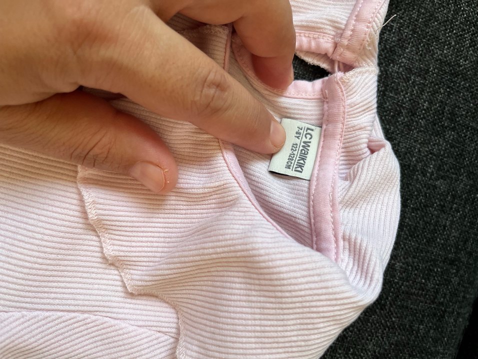 Pembe Fırfırlı Kız Çocuk alt üst - Görsel 3