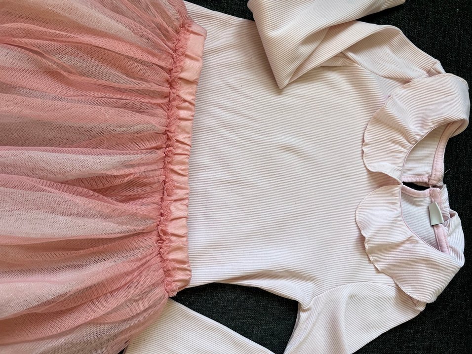 Pembe Fırfırlı Kız Çocuk alt üst - Görsel 2