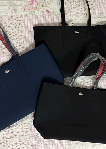 Beden lacivert Renk Lacoste Lacivert Kadın Kol Çantası