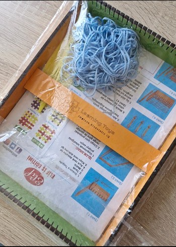 Renkli Örgü Sepeti ve Saklama Çantası - Görsel 2