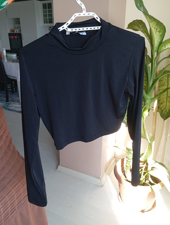 siyah vücudu Sarar yeni kusursuz sm beden yüksek yakalı - Görsel 2