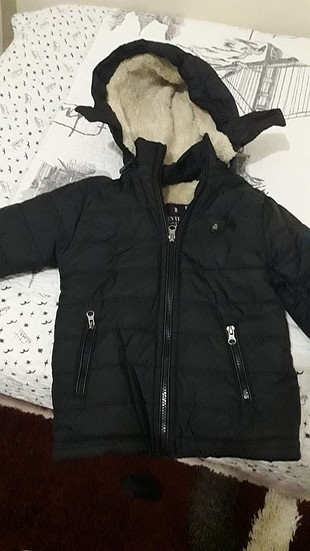 siyah erkek çocuk montu 