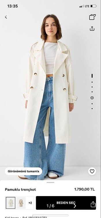 Bershka Bershka trençkot pardösü