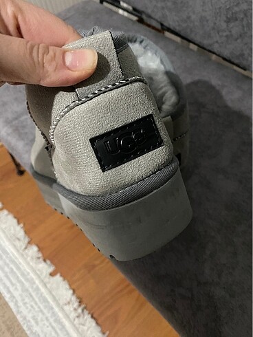 38 Beden gri Renk Replika ugg platform mini