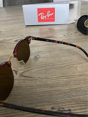  Beden kahverengi Renk RAYBAN CLUBMASTER GÜNEŞ GÖZLÜĞÜ