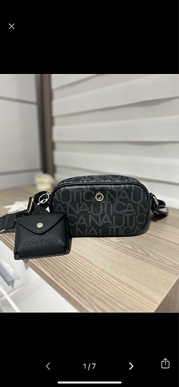 NAUTİCA SİYAH ÇAPRAZ ÇANTA