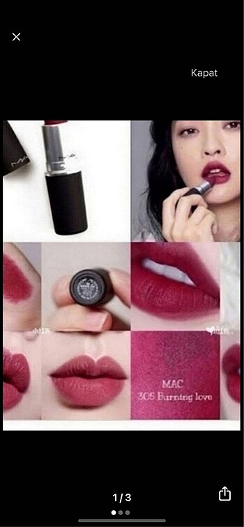 Mac burning love