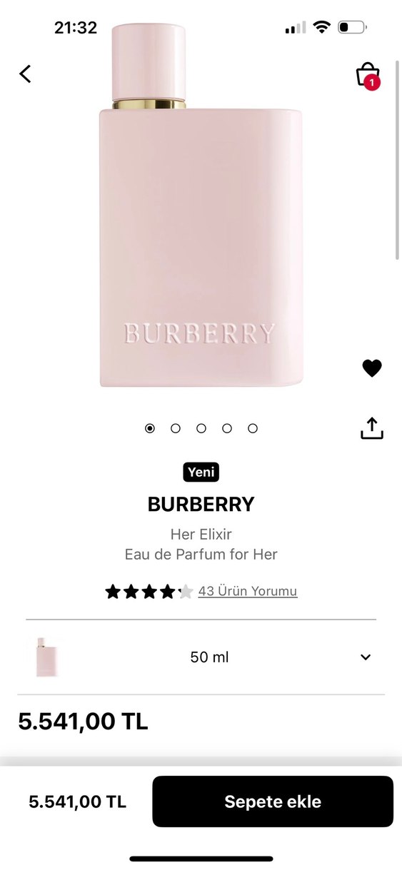 Burbery her elixir parfüm - Görsel 3