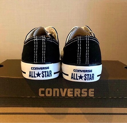 37 Beden siyah Renk All Star şeffaf taban