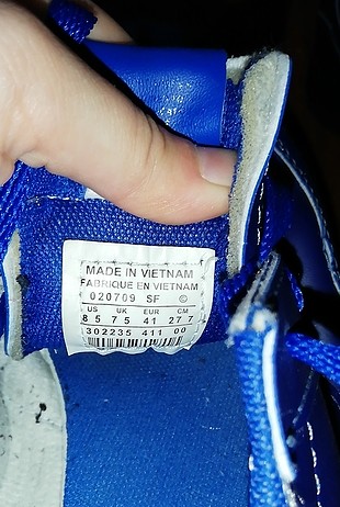 42 Beden mavi Renk 41 numara erkek ayakkabısı