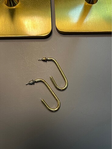 Kadın gold küpe