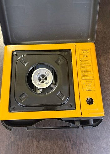 Nurgaz Sarı Portatif Gazlı Ocak - Görsel 4