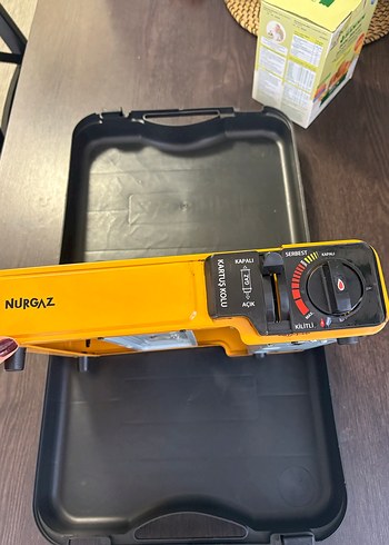 Nurgaz Sarı Portatif Gazlı Ocak - Görsel 3