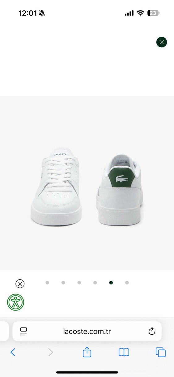 Lacoste Court Ace Erkek Beyaz Sneaker - Görsel 4
