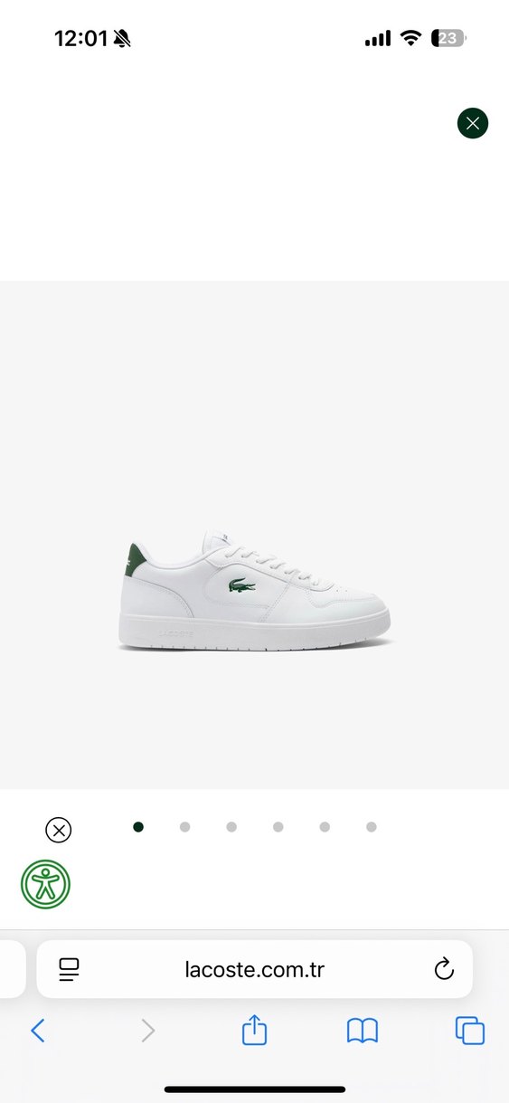 Lacoste Court Ace Erkek Beyaz Sneaker - Görsel 2
